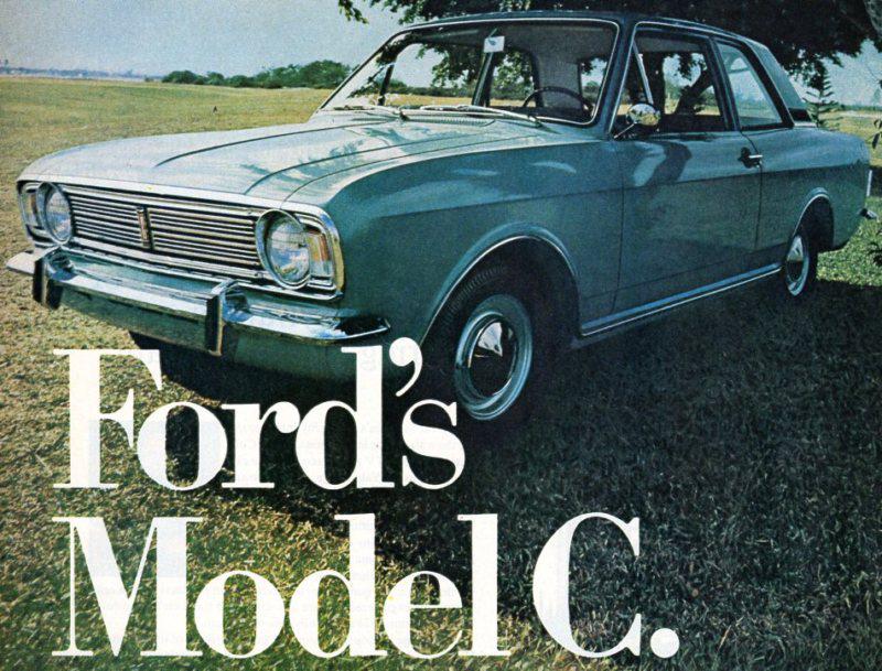 Vintage  original  1967  ford  cortina  model  c  ad - 10 1/4 " x 13 1/2 "