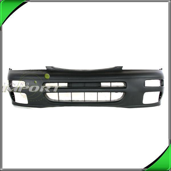 95-96 nissan maxima front bumper fascia cover abs primed blk plastic paint-ready