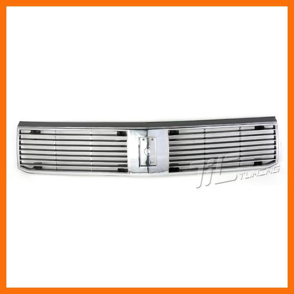 87 88 cutlass ciera chrome grille gm1200148 m.black inner grid 2/4dr brougham sl