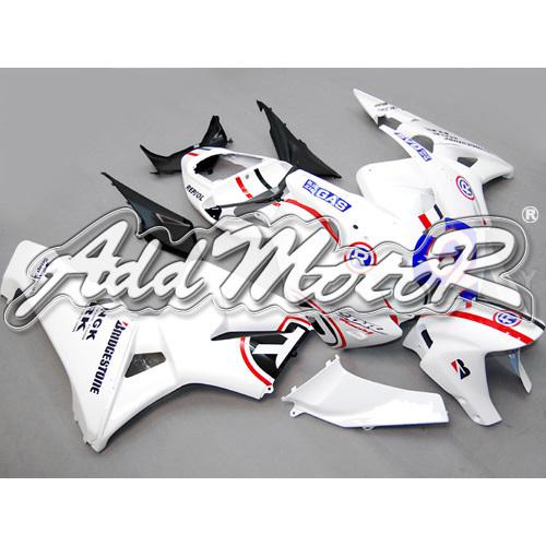 Injection molded fit 2005 2006 cbr600rr 05 06 white repsol fairing 65n37