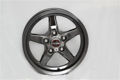 Racestar industries 92 drag star dark star black chrome wheel 92-537240dsd