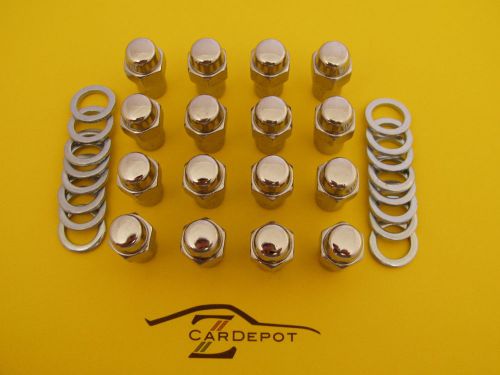 Datsun 510 240z 260z 280z 280zx 70-83 mag wheel lug nuts &amp; washer nut set 16 204