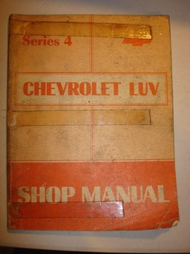 1974 chevrolet luv series 4 shop manual