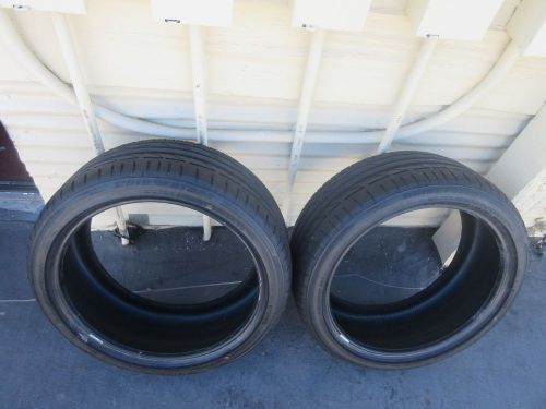 Pair 2 245/40r20 bridgestone potenza s-04 pole position 245/40/20 tires jaguar