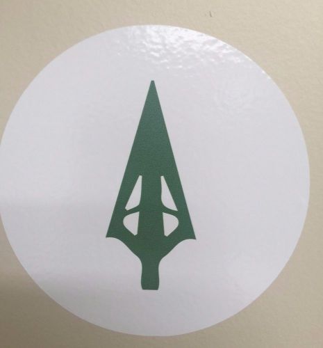 The green arrow symbol oliver queen vigilante vinyl sticker decal graphic custom