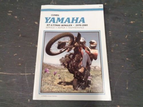 Yamaha tt xt 500 cylmer owners workshop manual 770