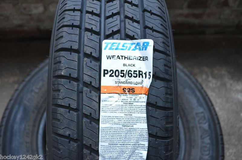 1 new 205 65 15 telstar weatherizer blem tire