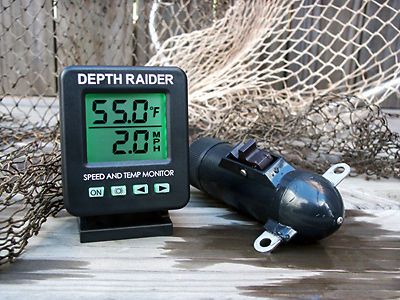 Depth raider trolling meter, probe, and cable