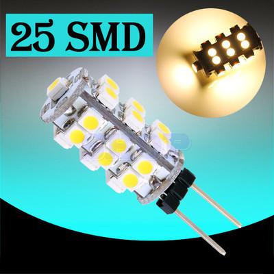 G4 25 smd warm white rv marine boat 25 led light bulb lamp