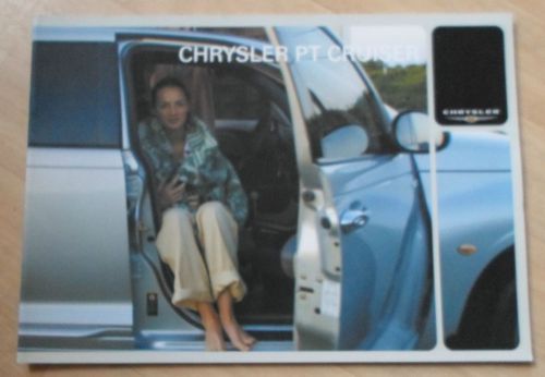 2002 chrysler pt cruiser german original sales brochure catalog