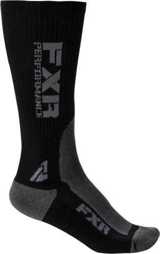 Fxr snowmobile turbo men&#039;s athletic riding socks -3 pairs - black/charcoal - new