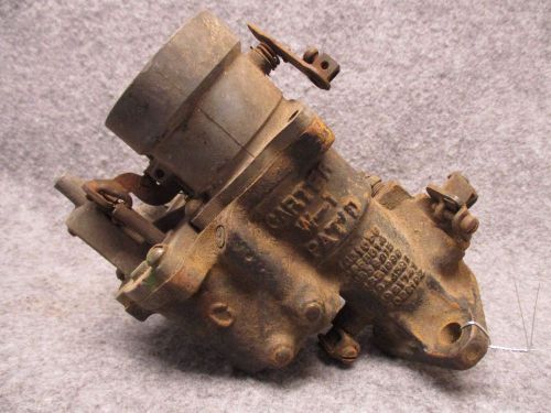 1932-1939 chevrolet carter model w-1 c carburetor rebuildable core oem 27868