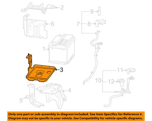 Gm oem-battery tray 25796481