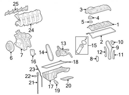 Chrysler oem dodge engine timing chain guide 05080101aa image 10