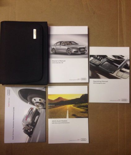 2015 audi a6 | s6 owner&#039;s manual with case