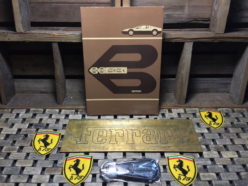 Ferrari bb 512i 512 owners manual (stored 4 decades) *rare* (always buy oem)