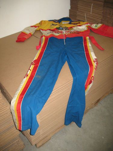 Autographed jeff burton *crew*  fireproof suit sfi