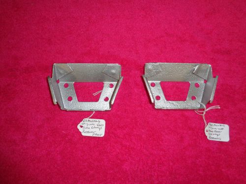 1968 mustang original used front side lamp retainer brackets