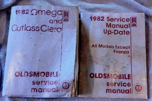 1982 82 oldsmobile cutlass ciera omega oem service repair manual set