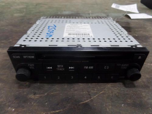 04 mitsubishi galant audio stereo radio am fm cd player unit mr306775