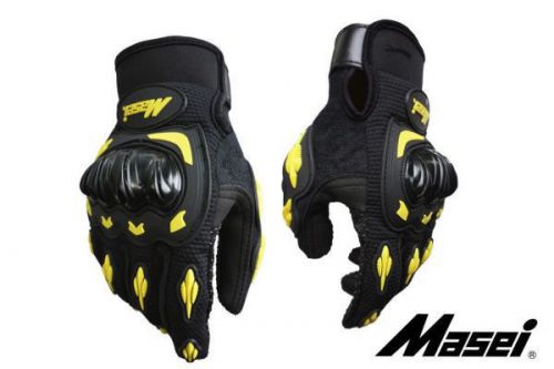 Masei 103 motorcycle &amp; motocross gloves black/yellow m l xl