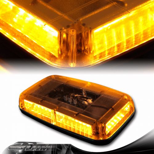 Amber led high intensity magnetic mounting emergency hazard rooftop strobe light