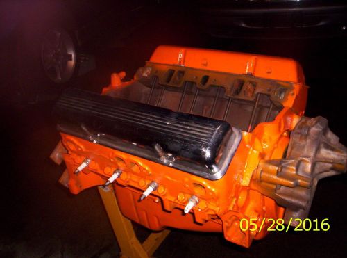 Vintage 1965 chevrolet 283 long block motor used.