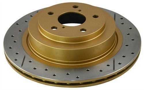 Dba dba2663x street series x-gold drilled/slotted disc brake rotor