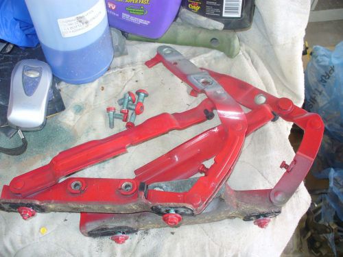 Vw oem 98-05 beetle red trunk hatch hinge set lh rh hinges 1c0 827 302 &amp; 301