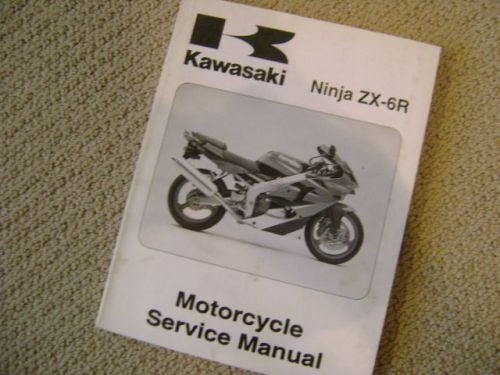 Kawasaki  ninja zx-6r 2000 factory dealer service shop repair manual