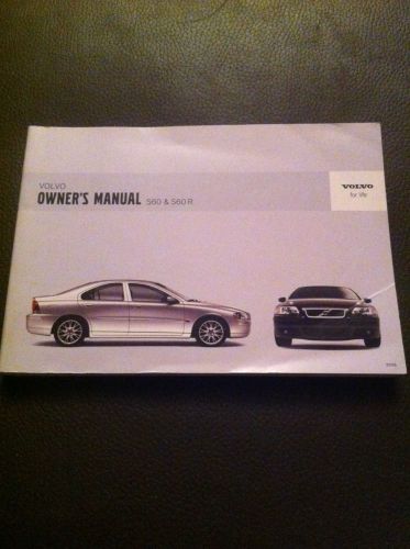 2006 volvo s60 r owners manual