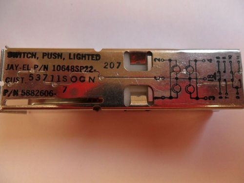 Light annunciator, switch, 10648sp22 , jay-el mfr 08719 , 9708