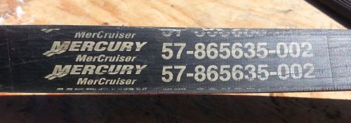 Mercury mercruiser quicksilver belt 57-865635q02 oem 865635002