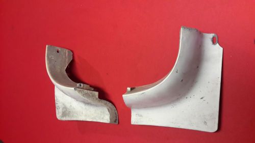 1961-1963 lincoln continental trunk rear corner trim .