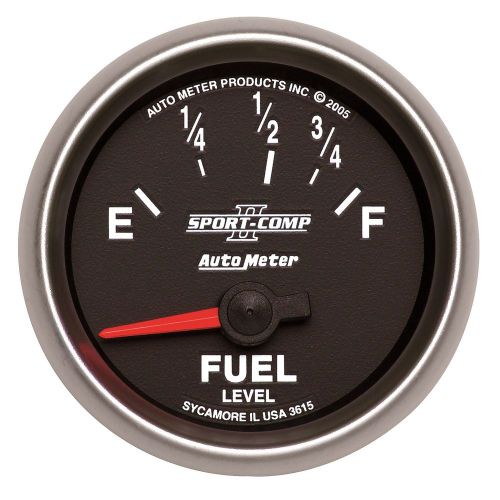 Auto meter 3615 sport-comp ii; electric fuel level gauge