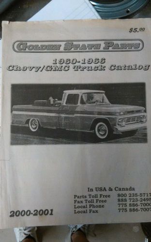 Vintage golden state parts catalog. 1960-1966 chevy/gmc truck parts