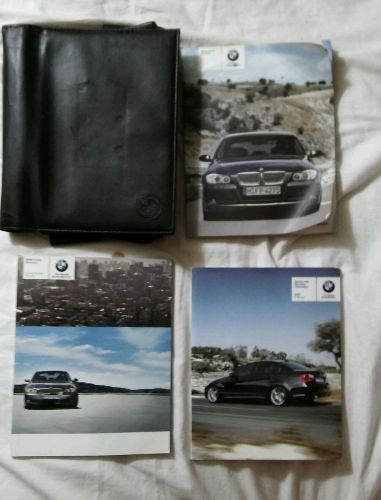 2007 07 bmw 3-series 323i 328i 328xi 335i owner&#039;s owners manual set w/case