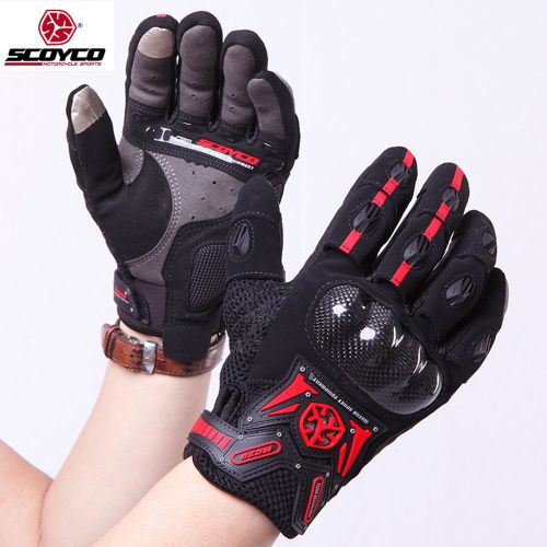 Scoyco motorcycle motocross racing winter summer gloves windproof full finger