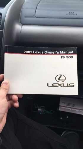 2001 lexus is 300 owners manual