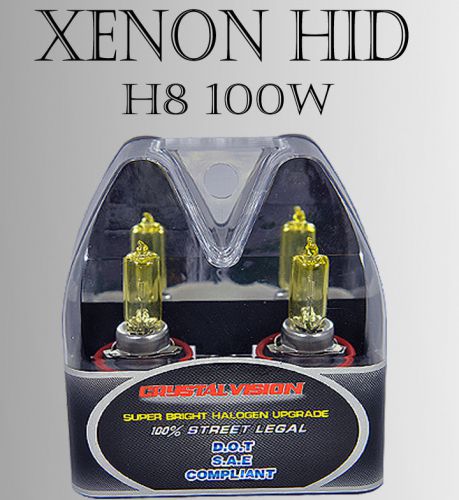 Fxpr h8 m-box 100w pair high beam or fog light xenon hid yellow di pk7738