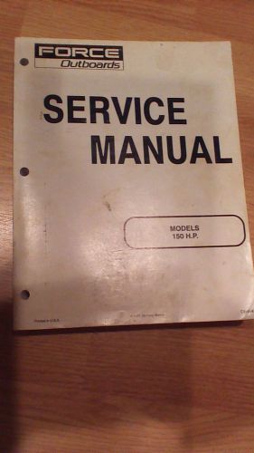 Force outboard 150 hp service manual part # ob4643