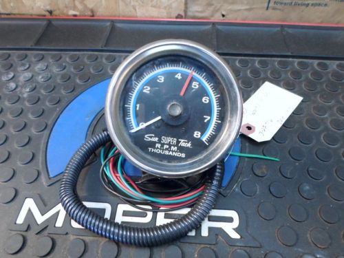 Vintage sun super tachometer   hot rod mopar chevy ford