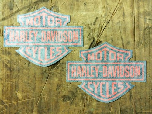 Harley amf gas tank decals fx low rider sturgis fxsb bar shield oem 61159-80a