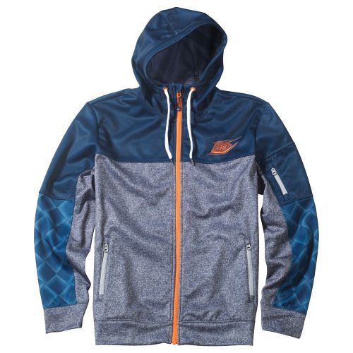 Troy lee designs tracker mens zip up hoody gray