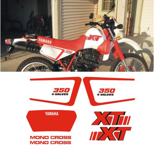 Yamaha xt350 xt 350 stickers decals high quality