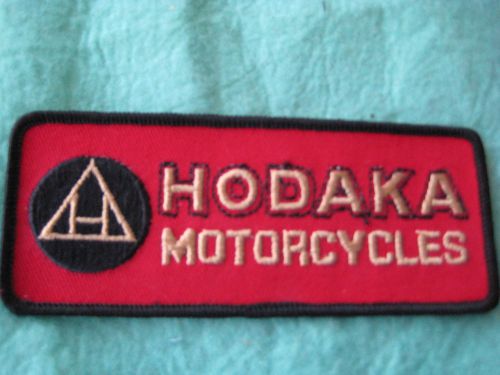 Vintage hodaka motorcycles patch patch 5 &#034; x 2&#034;