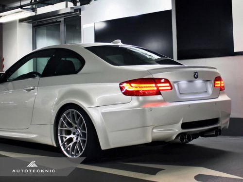 Abs rear trunk unpainted lip spoiler - bmw e92 328i 335i m3 coupe