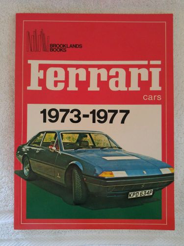 Ferrari cars 1973-1977 brooklands books by rm clarke