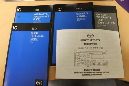 2013 scion tc owners manual