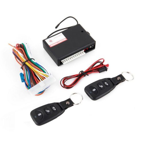 New burglar alarm keyless entry security system for car vehicle + 2 remote key